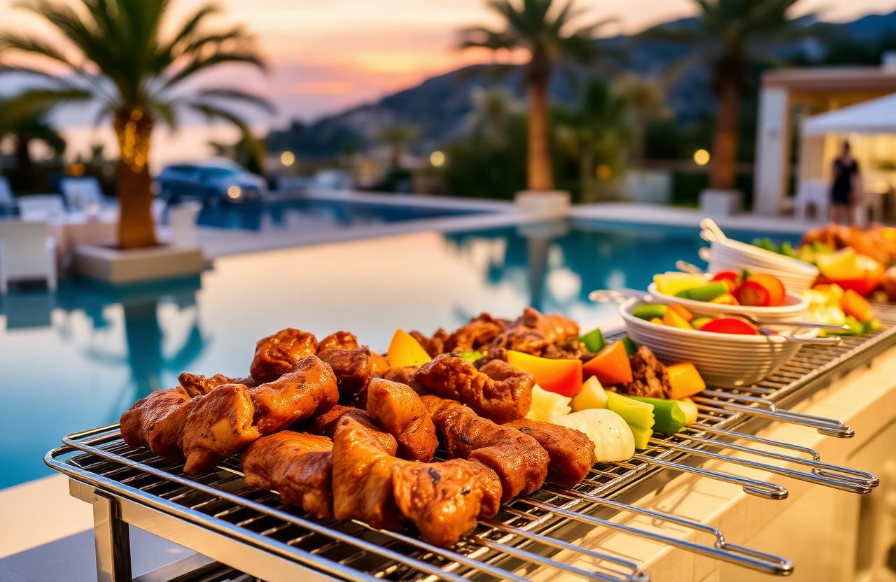 Barbacoa Junto a la Piscina